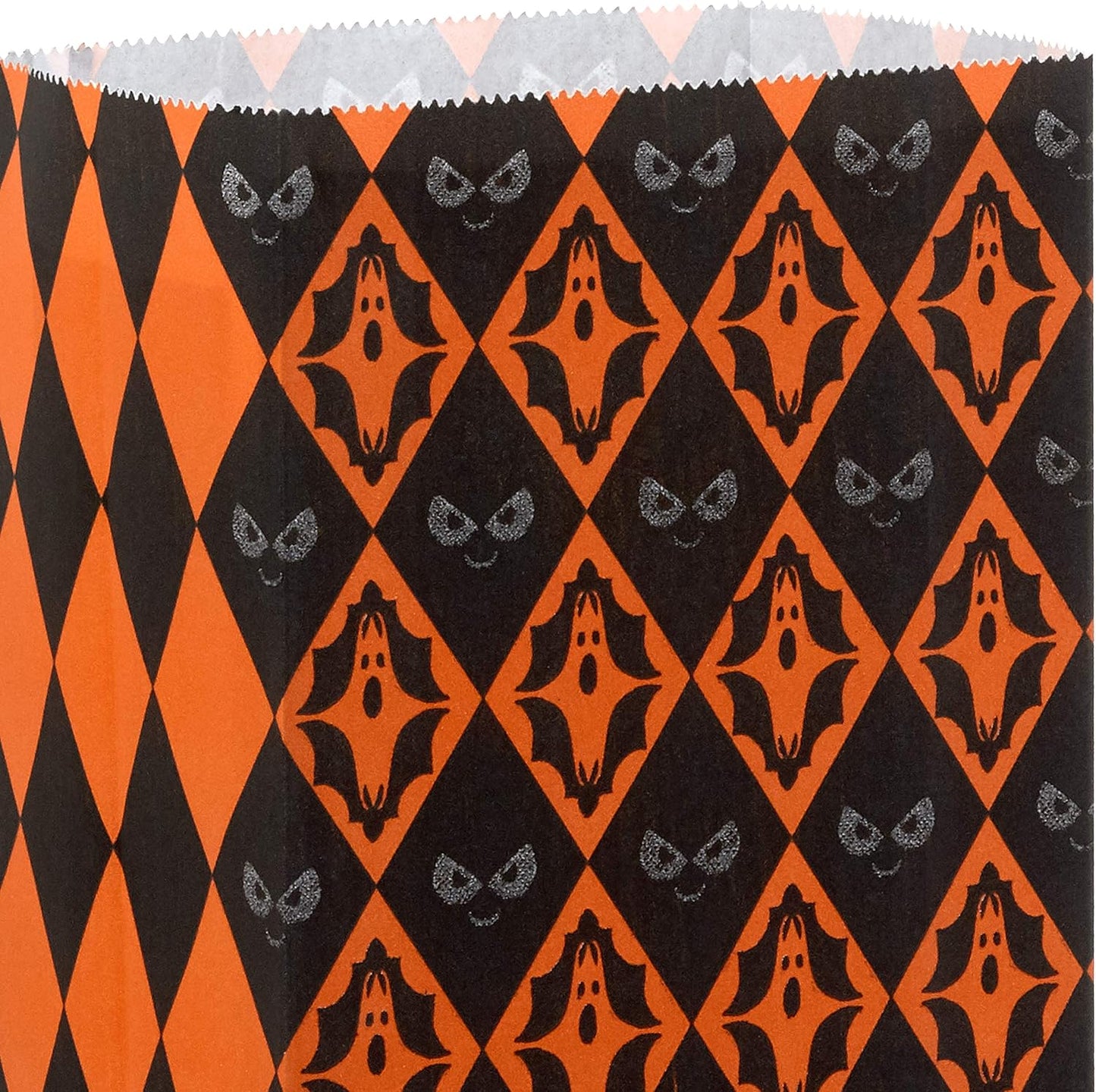 Halloween Party Favor and Wrapped Treat Bags (30 Ct., Skulls and Pumpkins, Ghosts and Eyes) for Trick or Treating, Class Parties, Luminaries, Crafts, Día De Los Muertos