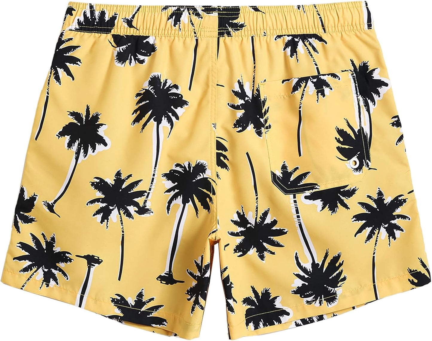 Mens Swim Trunks 5" with Mesh Lining Quick Dry Bathing Suits for Men Swim Shorts Swimwear