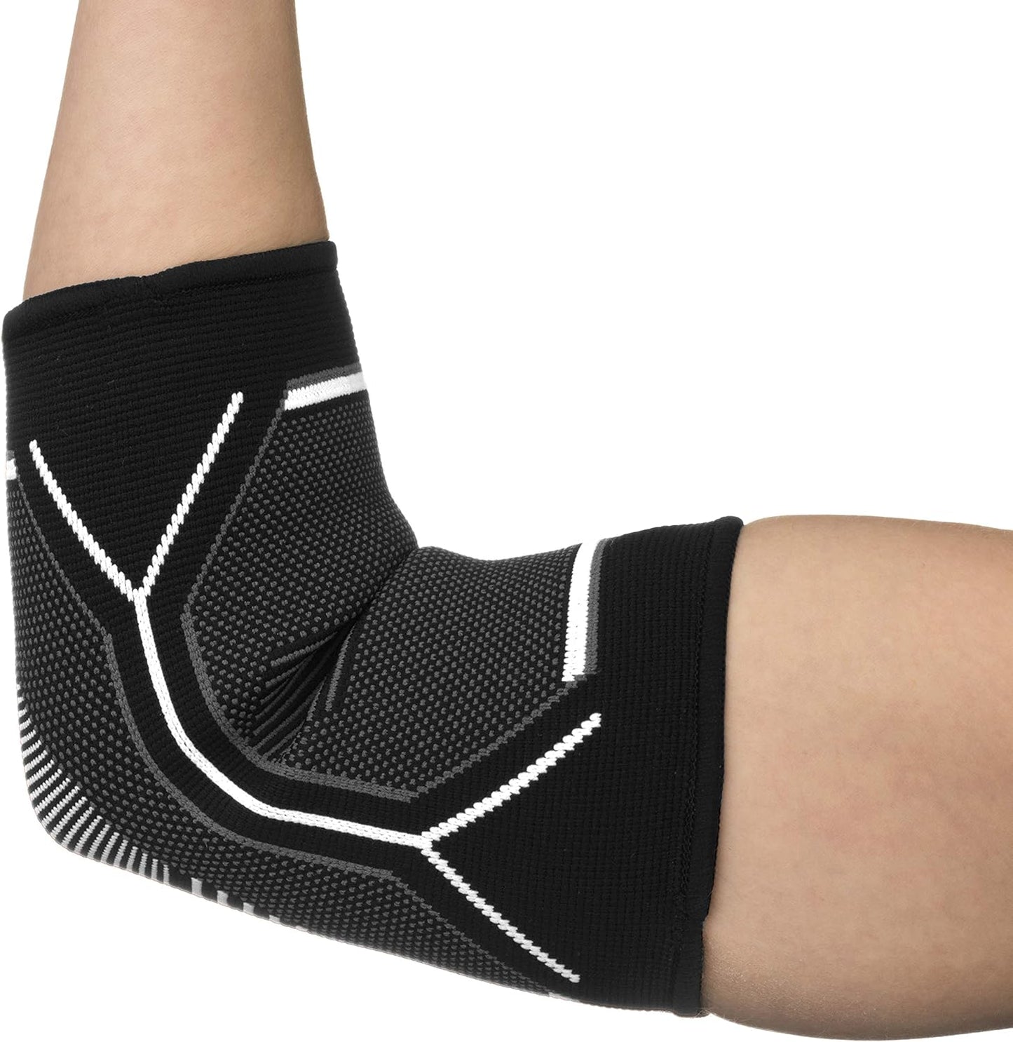 Elbow Brace Compression Support Sleeve (Shipped from USA) for Tendonitis, Tennis Elbow, Golf Elbow Treatment - Reduce Joint Pain during Any Activity!