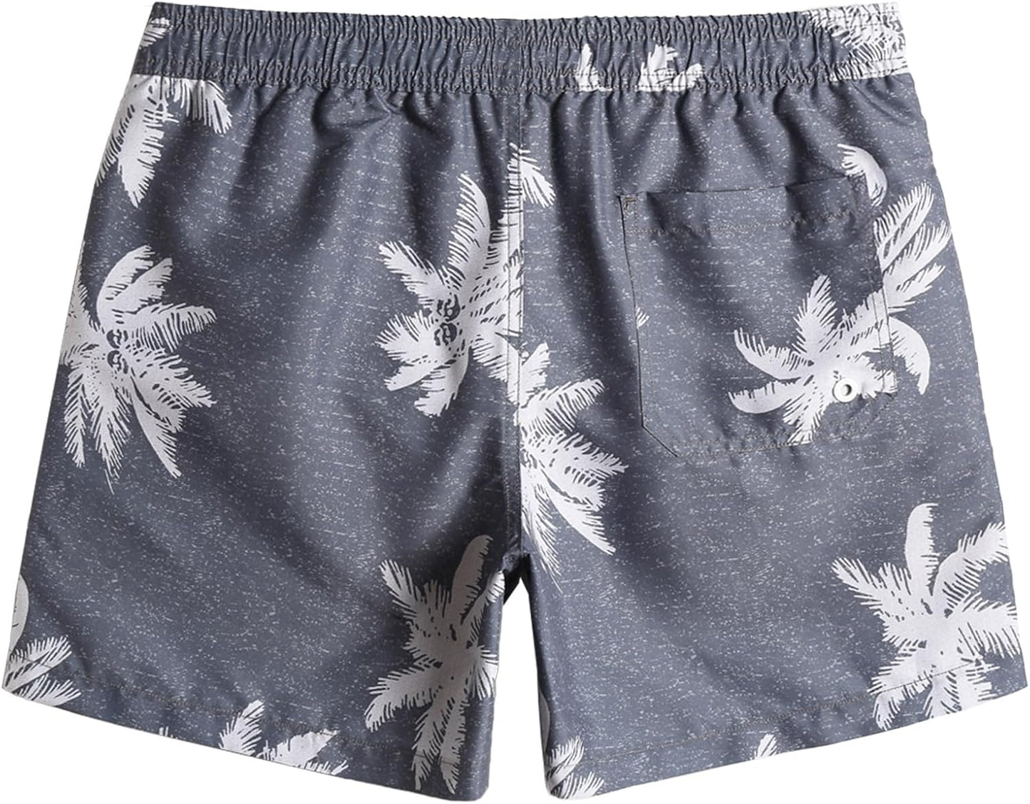 Mens Swim Trunks 5" with Mesh Lining Quick Dry Bathing Suits for Men Swim Shorts Swimwear