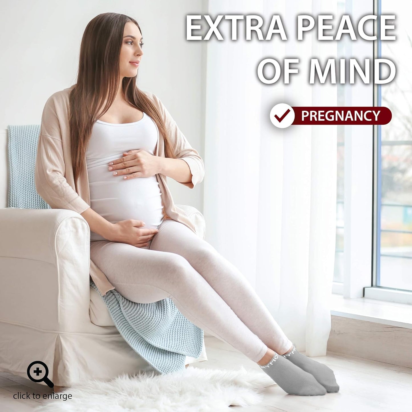 Grip Socks for Women & Men - Sticky anti Slip Non Skid - Perfect for Yoga, Pilates, Barre, Hospital, Labor