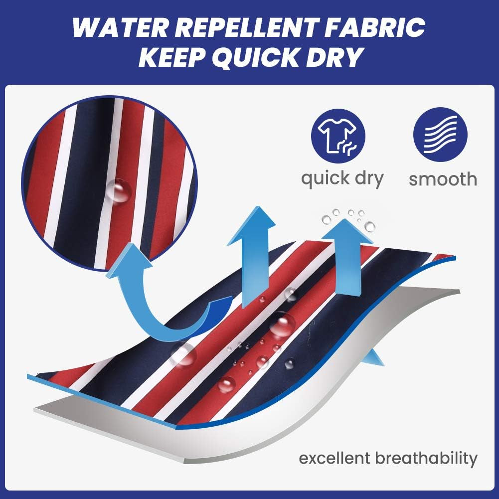 Mens Swim Trunks 5" with Mesh Lining Quick Dry Bathing Suits for Men Swim Shorts Swimwear