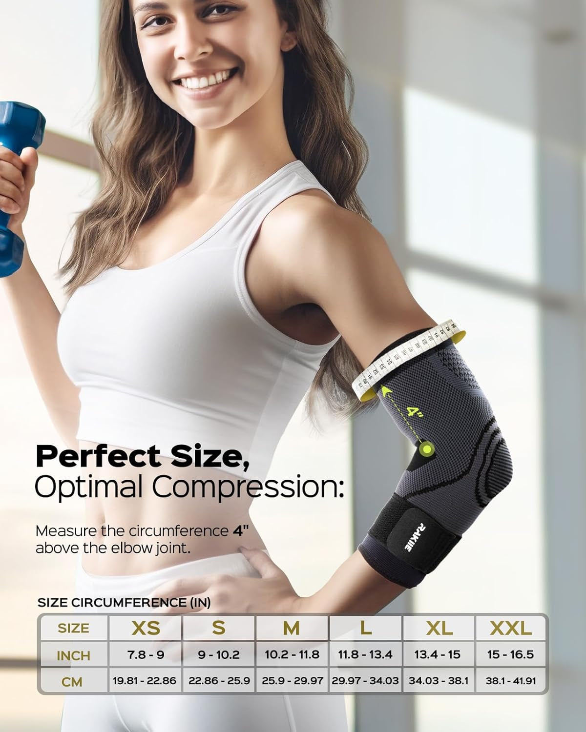 Elbow Compression Sleeve 2 Pack, Elbow Brace for Tendonitis and Tennis Elbow, Pain Relief Brace for Men & Women,Sleeve Reduce Joint Pain for Tennis, Golfer, Workouts, Black (XL)