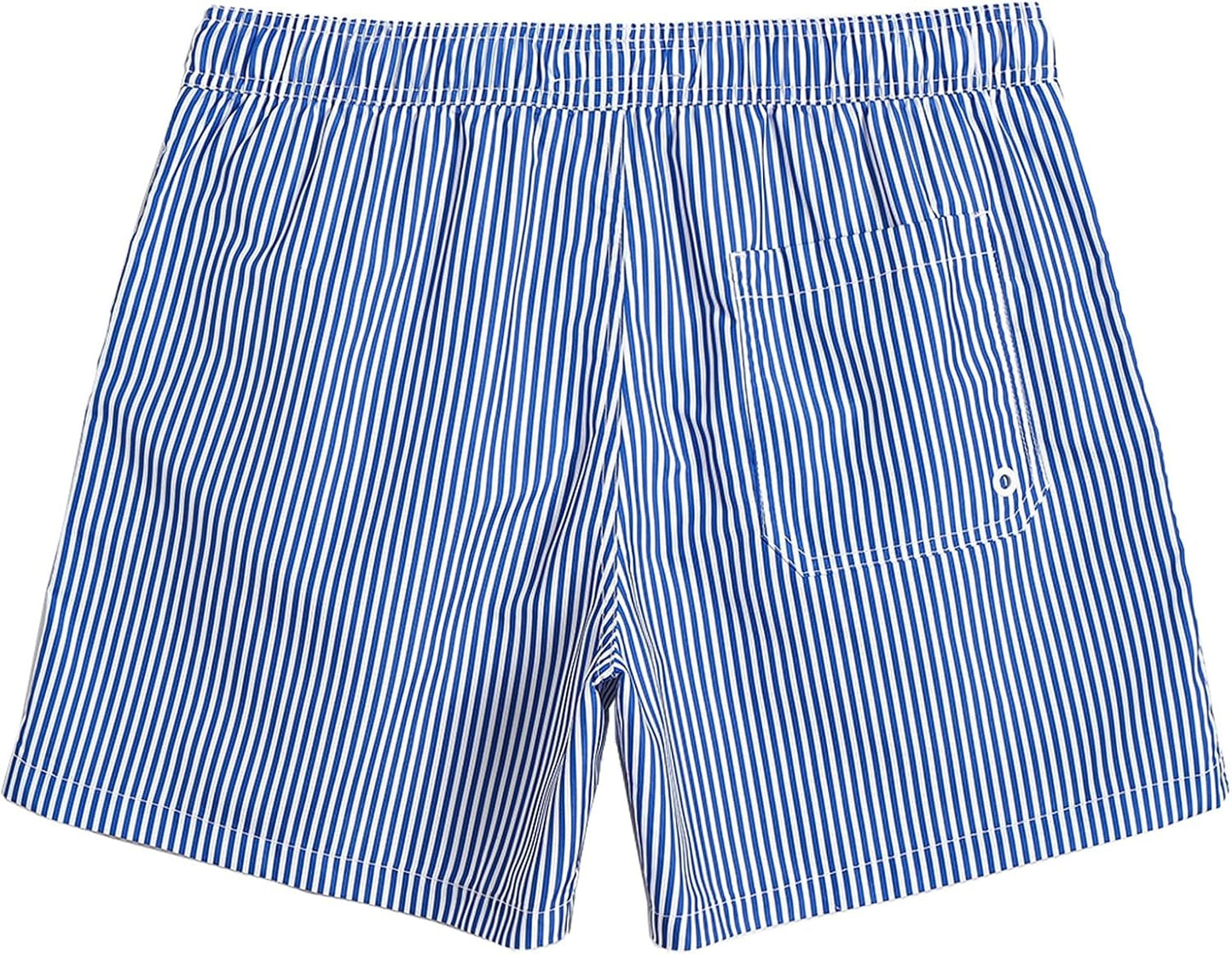 Mens Swim Trunks 5" with Mesh Lining Quick Dry Bathing Suits for Men Swim Shorts Swimwear
