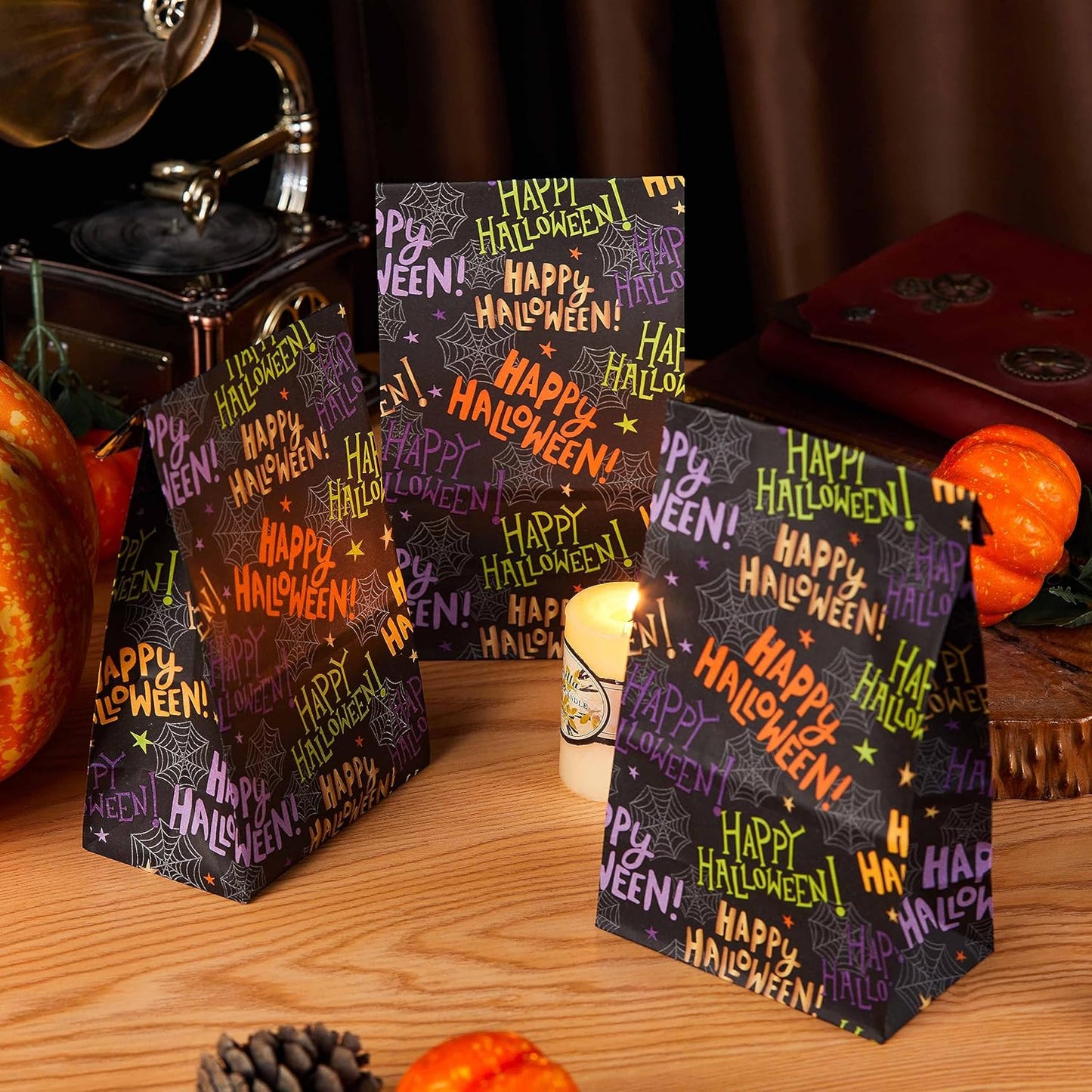 Pack of 30 Halloween Treat Bags for Kids Party Favor Bags Goodie Bags