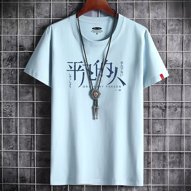 Summer Anime T-Shirt Harajuku Alternative Gothic Clothes Punk Streetwear T Shirt for Men 2022 Graphic Hip Hop Oversized T Shirt