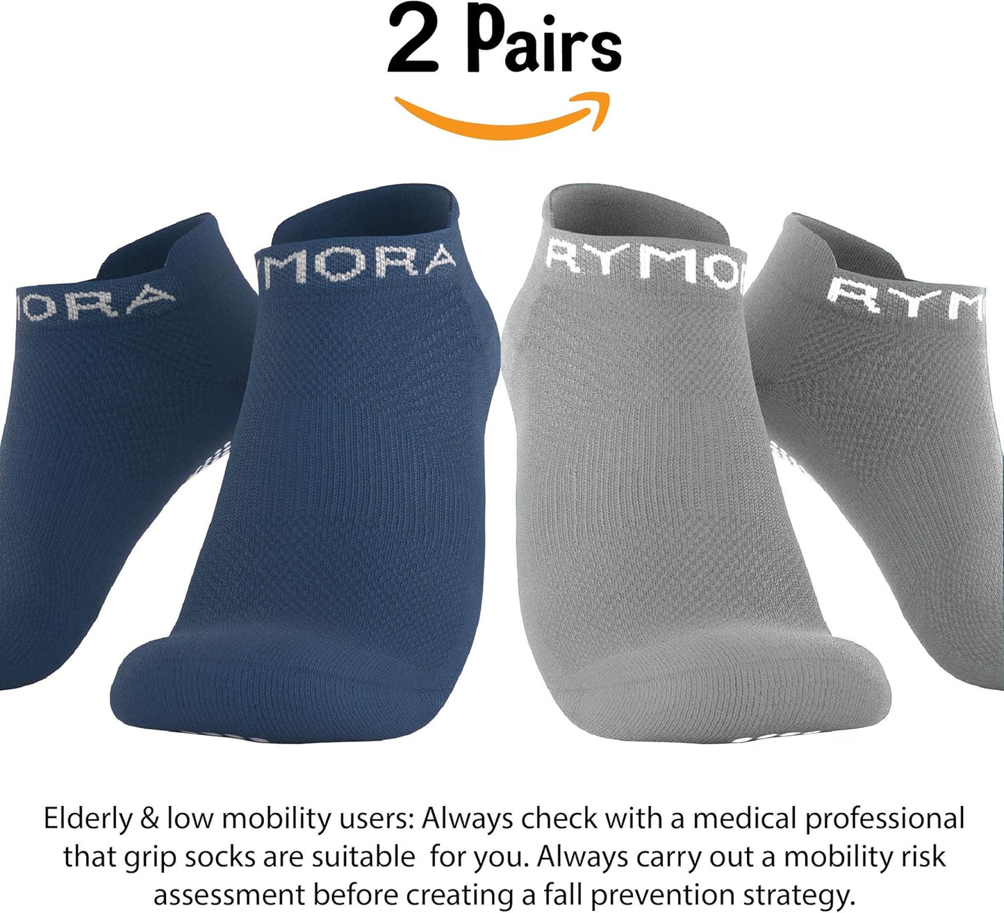 Grip Socks for Women & Men - Sticky anti Slip Non Skid - Perfect for Yoga, Pilates, Barre, Hospital, Labor