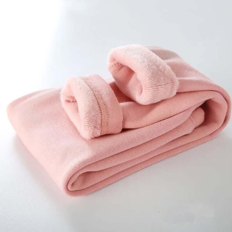 Kids Boys Pants Autumn Winter Thicked Warm Girls Leggings Solid Color Children'S Pant