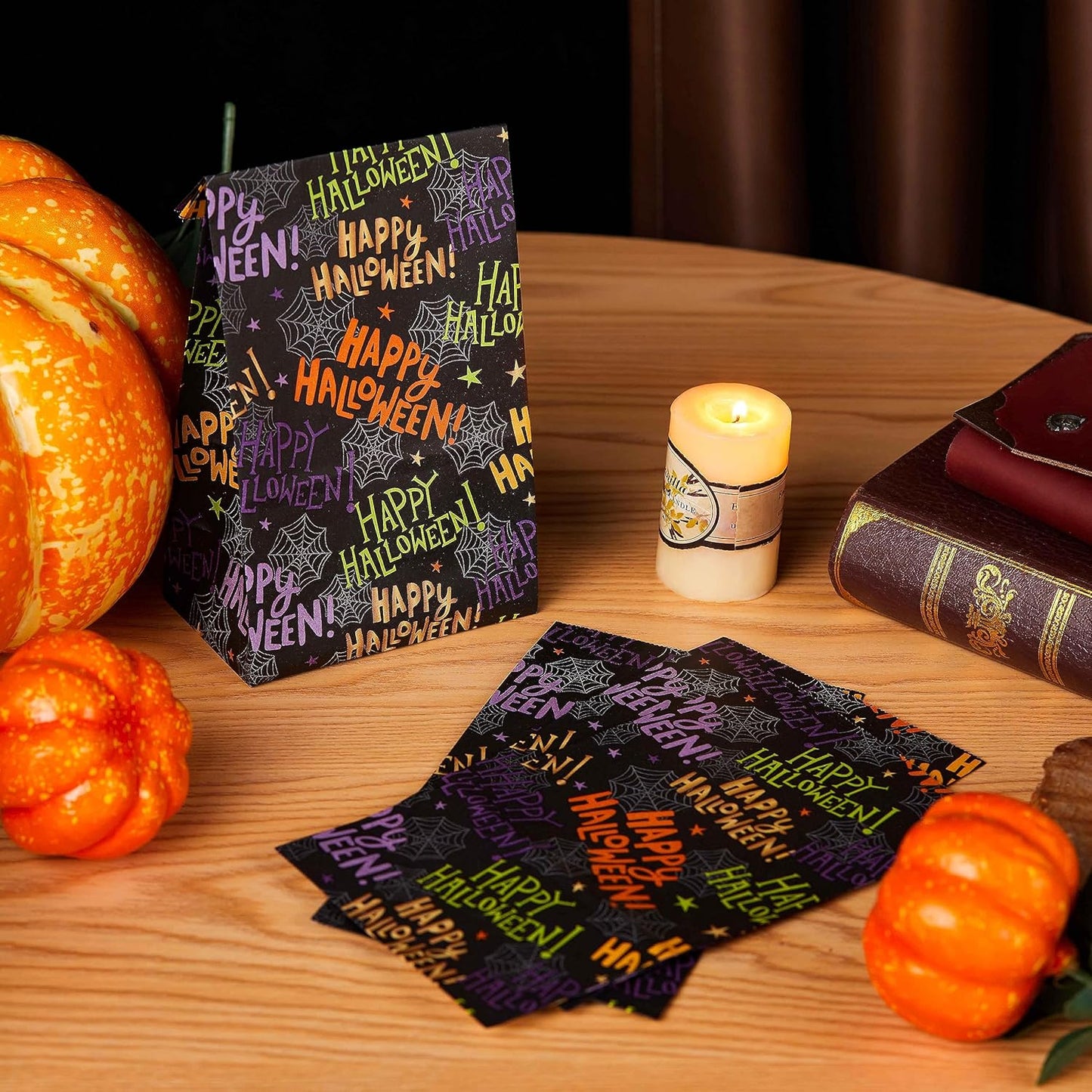 Pack of 30 Halloween Treat Bags for Kids Party Favor Bags Goodie Bags