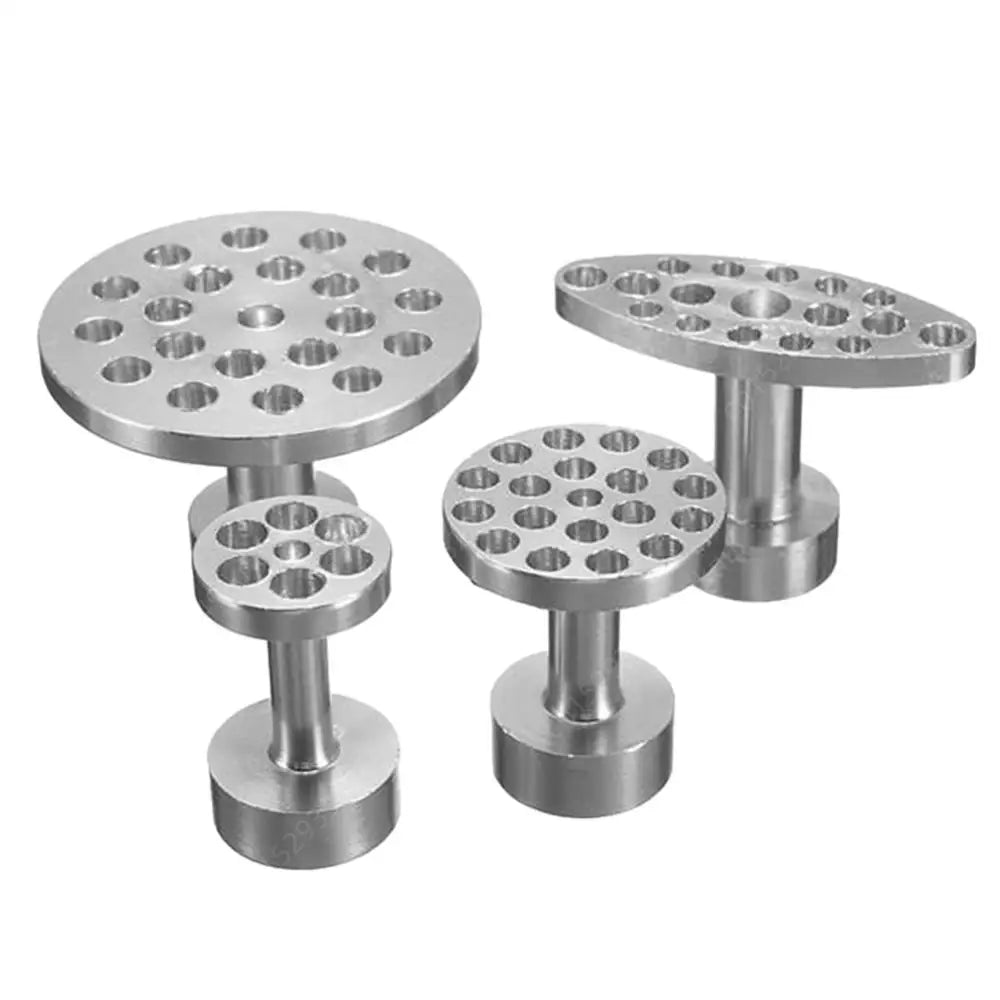 5-1Sets Car Body Paintless Dent Hail Buckle Aluminum Alloy Glue Puller Tabs Remover Automobile Repair Tools for SUV 4X4 Truck