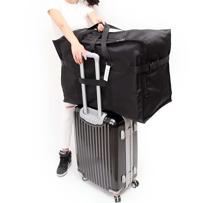 Quality Waterproof Folding Travel Bags Male Large Capacity Luggage Bags Portable Men Women'S Air Carrier Package Tote Travel Bag