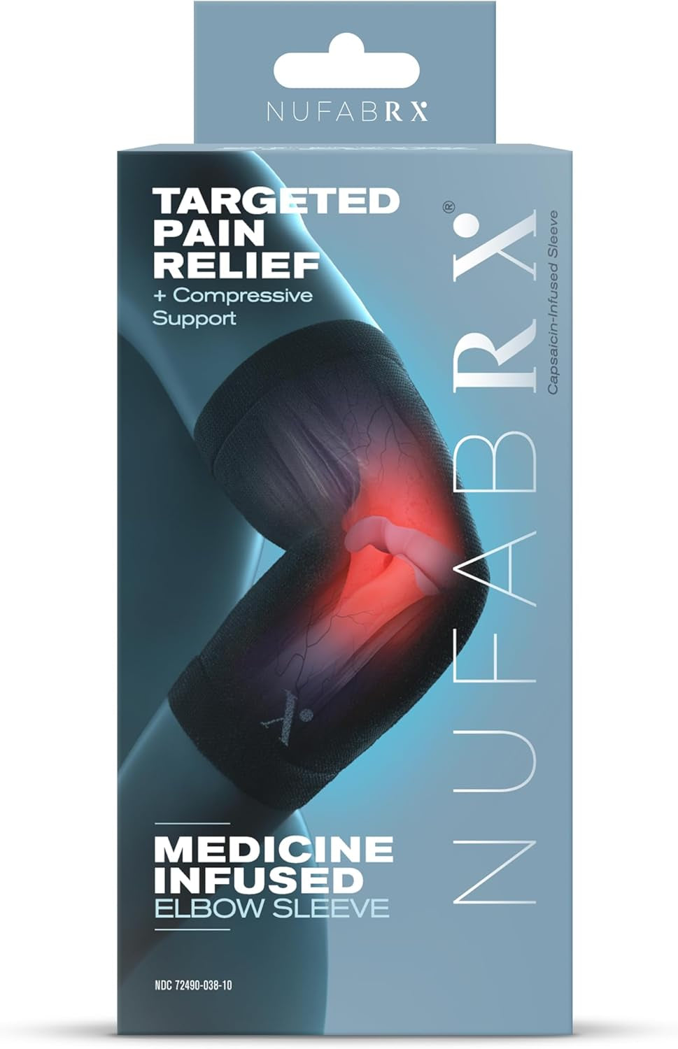 Elbow Sleeve for Pain Relief, Medicine-Infused Compression Sleeves for Women and Men with Tennis Elbow, Tendonitis and Arthritis