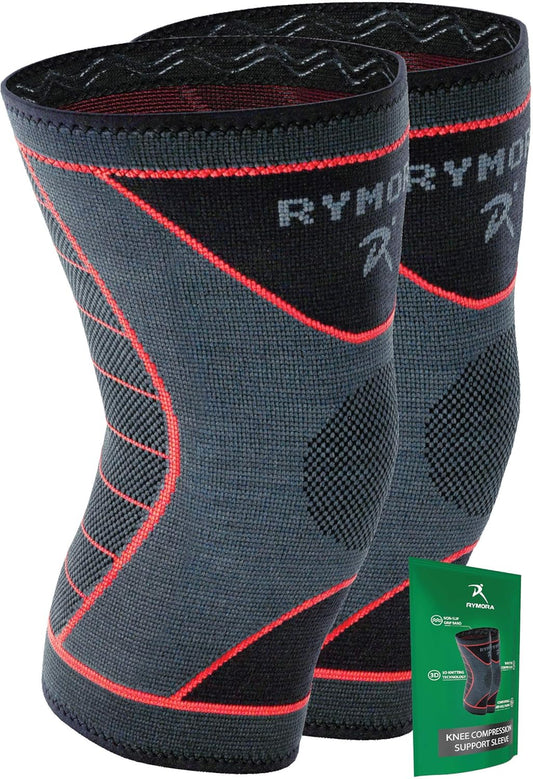 Knee Support Brace Compression Sleeves for Men and Women for Ligament Injury, Joint Pain Relief, Running, Arthritis, ACL, MCL, Sport